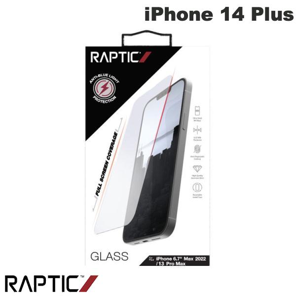 [lR|X] RAPTIC iPhone 14 Plus Glass Full Coverage Anti-Blue u[CgJbg 0.33mm # RT_INBSPBGFA_CL veBbN (iPhone14Plus tیKXtB)