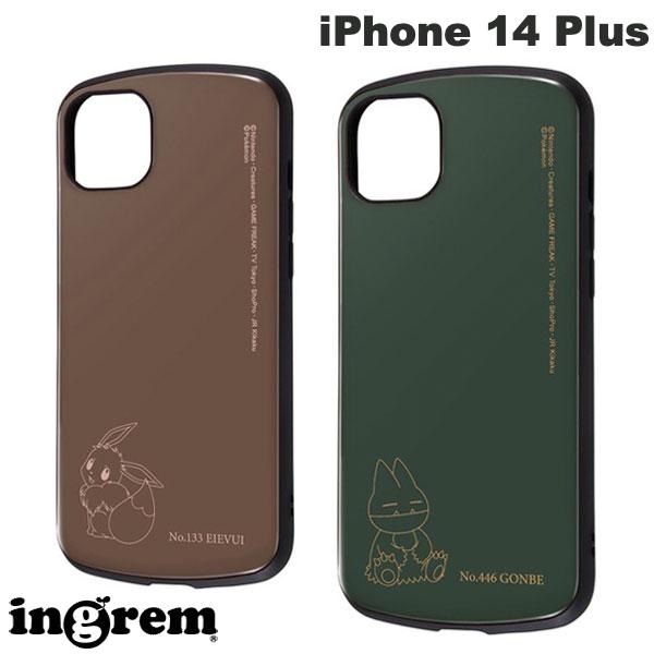 포켓몬 ingrem iPhone 14 Plus 포켓몬스터 내충격 케이스 MiA 잉글렘 (스마트폰 케이스·커버) Pokemon 이브이 곤베 겐거 카비곤 미미큐 캐릭터 귀여운