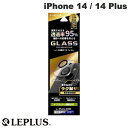 [lR|X] LEPLUS iPhone 14 / 14 Plus YیKXtB GLASS PREMIUM FILM Y̌^ X[p[NA ߓx95 0.33mm # LN-IM22FGLENC vX (JYveN^[)