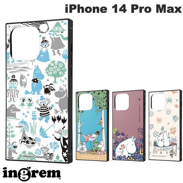  ingrem iPhone 14 Pro Max ムーミン 耐衝撃ハイブリッドケース KAKU イングレム (スマホケース・カバー)