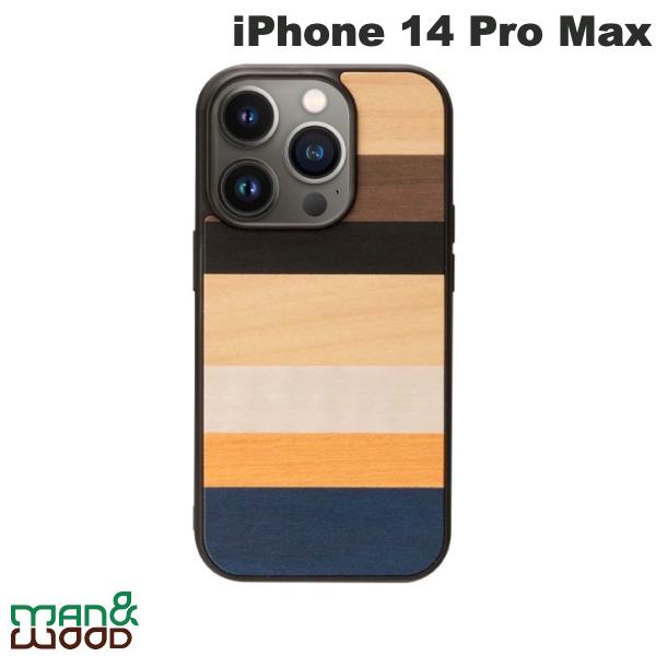 マンアンドウッド スマホケース メンズ [ネコポス送料無料] Man & Wood iPhone 14 Pro Max 天然木ケース Province # I23645i14PM マンアンドウッド (スマホケース・カバー)