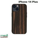 [lR|X] Man & Wood iPhone 14 Plus VR؃P[X Ebony # I23638i14M }AhEbh (X}zP[XEJo[)