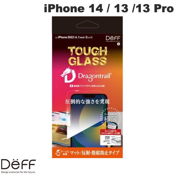 [lR|X] Deff iPhone 14 / 13 / 13 Pro TOUGH GLASS }bg 0.25mm # DG-IP22MM2DF fB[t (tیKXtB)