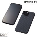 ネコポス送料無料 Deff iPhone 14 Ultra Slim Light Case DURO マットブラック DCS-IPD22MKVMBK ディーフ (スマホケース カバー) アラミド繊維 超軽量 超頑丈 高耐久性