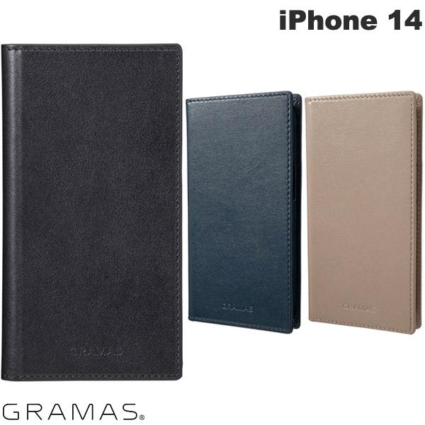 GRAMAS iPhone 14 G-FOLIO MagSafe対応 イタリアンジェニュインレザー フォリオケース 本革 グラマス (スマホケース・カバー)