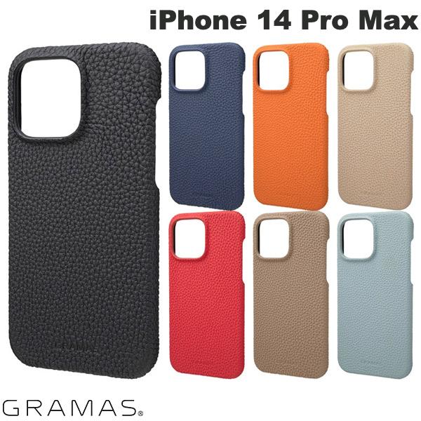  GRAMAS iPhone 14 Pro Max MagSafe対応 シュランケンカーフレザーケース 本革 グラマス (スマホケース・カバー)