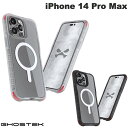  GHOSTEK iPhone 14 Pro Max Covert MagSafe対応 抗菌 クリアタフケース ゴーステック (スマホケース・カバー) コバート スタイリッシュ