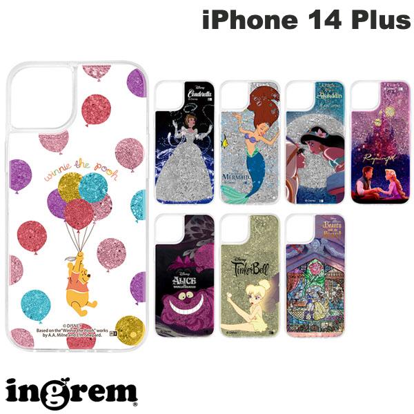 ingrem iPhone 14 Plus 디즈니 캐릭터 라메 글리터 케이스 잉글렘(스마트폰 케이스·커버)