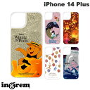 ingrem iPhone 14 Plus ディズニーキャラクター ラメ グリッターケース イングレム (スマホケース・カバー)
