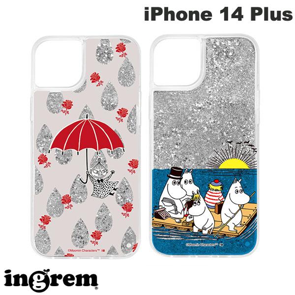 ingrem iPhone 14 Plus 무민 라메 글리터 케이스 잉글렘 (스마트폰 케이스·커버) 캐릭터 귀여운