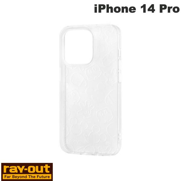 Ray Out iPhone 14 Pro Disney Character TPU Soft Case, Glitter Mickey Mouse # RT-DP37A/MKM (Smartphone Case/Cover)