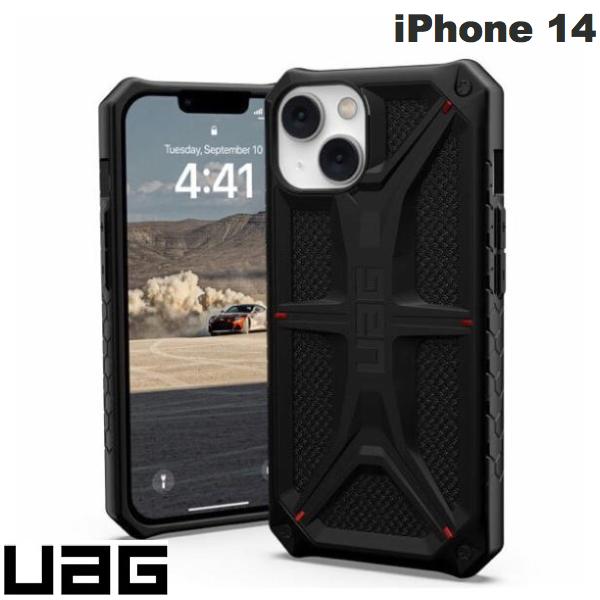 UAG iPhone 14 MONARCH (モナーク) コンポジットケース Kevlar Black # UAG-IPH22MA-P-KB ユーエージー (スマホケース・カバー)