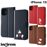 [ͥݥ̵] ingrem iPhone 15 ǥˡ Ģ쥶 ץ ޥͥå 󥰥 (ޥۥС) ߥåޥ ߥˡޥ ޤΥס