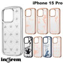 [ネコポス送料無料] ingrem iPhone 15 Pro ディズニー TPUソフトケース METAMORU イングレム (スマホケース・カバー)