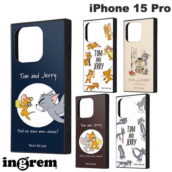 ingrem iPhone 15 Pro 톰과 제리 하이브리드 케이스 KAKU 잉글렘 (스마트폰 케이스 커버)