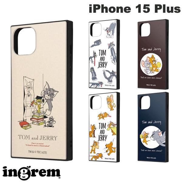 ingrem iPhone 15 Plus 톰과 제리 하이브리드 케이스 KAKU 잉글렘 (스마트폰 케이스 커버)