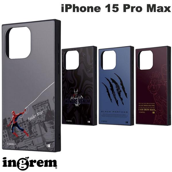 ingrem iPhone 15 Pro Max マーベル ハイブリッドケース KAKU イングレム (スマホケース・カバー)