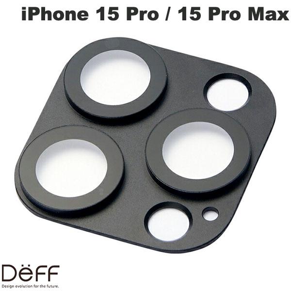 [ͥݥ̵] Deff iPhone 15 Pro / 15 Pro Max PREMIUM HYBRID CAMERA LENS COVER ֥å # DG-IP23PGAL2PBK ǥ (󥺥ץƥ)
