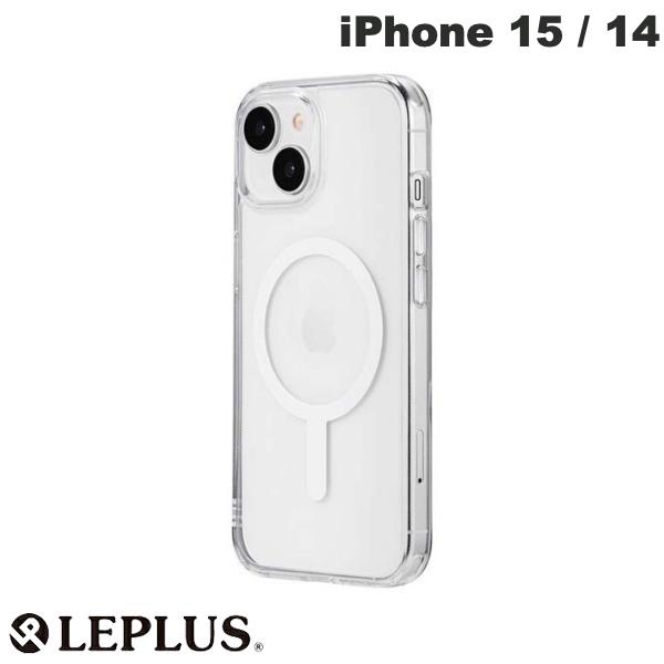 LEPLUS iPhone 15 / 14 UTILO charge MagSafe 대응 클리어 # LN-IM23CCGCL 르플라스 (스마트폰 케이스 커버) 투명