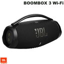 【マラソン★2000円OFFクーポン対象】 JBL BOOMBOX 3 Wi-Fi Bluetooth 5.3 ワイヤレス スピーカー IP67 防塵 完全防水 ブラック JBLBB3WIFIBLKJN ジェービーエル (スピーカー Wi-Fi接続)