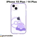 ネコポス送料無料 ポケモン gourmandise iPhone 15 Plus / 14 Plus 耐衝撃ケース IIIIfi (イーフィット) Clear ポケットモンスター メタモン POKE-872A グルマンディーズ (スマホケース カバー) Pokemon 透明