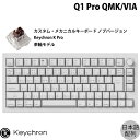 Keychron Q1 Pro QMK/VIA VFzCg(tzCg) Mac{z L / Bluetooth 5.1 CX Ή eL[X zbgXbv Keychron K Pro  RGBCg JX^JjJL[{[h muo[W # Q1P-P3W-JIS L[N