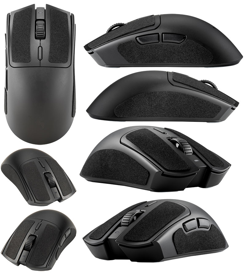 Apple専門店 キットカットのTeam GRAPHT Razer Viper V3 Hyperspeed用 マウスグリップテープ 薄型モデル # TGR033-VPV3HS チームグラフト (マウスソール・グリップ)｜アングル2
