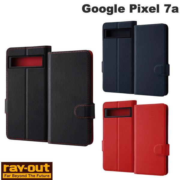 Rakuten - ［2023］ Ray Out Google Pixel 7a 耐衝撃 手帳型レザーケース シンプル マグネット レイアウト (アンドロイドスマホケース・カバー)
