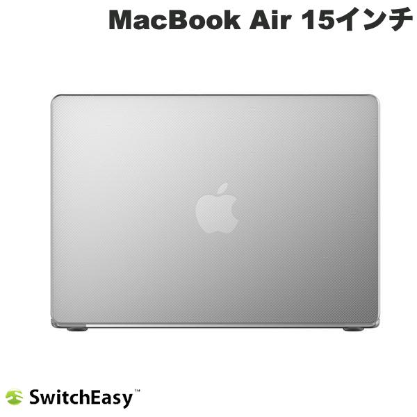 【あす楽】 SwitchEasy MacBook Air 15インチ M3 2024 / M2 2023 Touch Transparent White # SE_M15CSPCT2_TH スイッチイージー MacBook カバー・ケース・プロテクター 