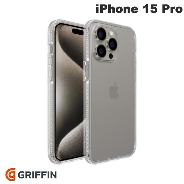  Griffin Technology iPhone 15 Pro Survivor Strong 抗菌 タフケース クリア # GIP-099-CLR グリフィンテクノロジー (スマホケース・カバー) 透明