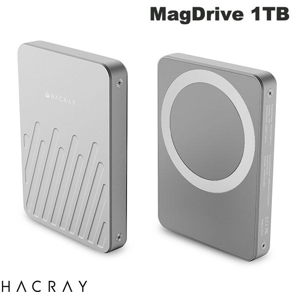 【あす楽】 【マラソン★1000円OFFクーポン対象】 HACRAY MagDrive 1TB MagSafe対応 新型ポータブルSSD # HR26614 ハクライ iPhone ProRes動画 直接保存 20Gbps 超高速転送 USB3.2 Gen2x2 USB-C 接続 マグネット Windows 11 macOS iOS iPhone Android対応 超スリム