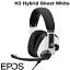 【あす楽】 EPOS H3 Hybrid Ghost White Bluetooth 5.2 密閉型 ワイヤレス 有線 ゲーミングヘッドセット # 1000891 イーポス (ヘッドセット イヤホンマイク・Bluetooth)