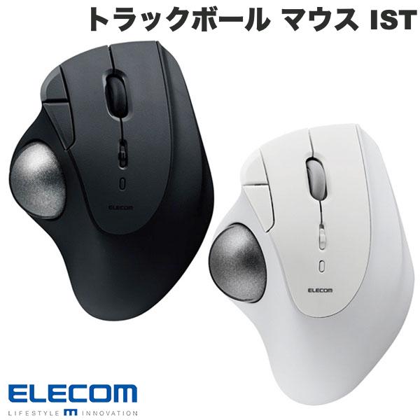 ELECOM エレコム トラックボール マウス IST Bluetooth 5.3 5ボタン ベアリングユニット エルゴノミクス (ワイヤレスマウス)