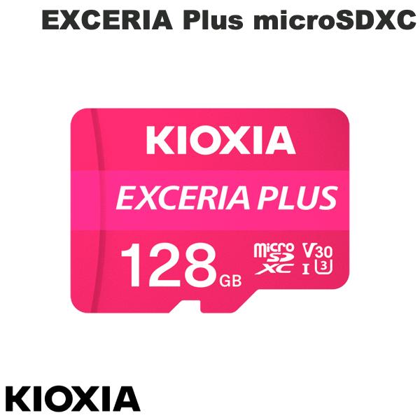 [ネコポス送料無料] KIOXIA 128GB EXCERIA Plus microSDXC UHS-I U3 V30 A1 アダプタ付 海外パッケージ # LMPL1M128GG2 キオクシア (メ..