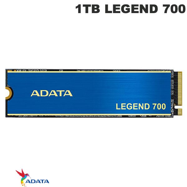 ADATA 1TB LEGEND 700 PCIe Gen3 x4 M.2 2280 SSD R=2000MB/s W=1600MB/s # ALEG-700-1TCS エーデータ (内蔵SSD)