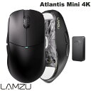 【あす楽】 LAMZU Atlantis Mini 4K 左右対称 4000Hz対応 超軽量 ワイヤレスゲーミングマウス Charcoal Black LAMZU-00003-CBLK ラムズ (マウス) アトランティスミニ