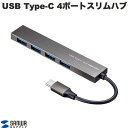 [lR|X] SANWA USB Type-C 4|[gXnu USB Ax4 # USB-3TCH25SN TTvC (USB-C nu)