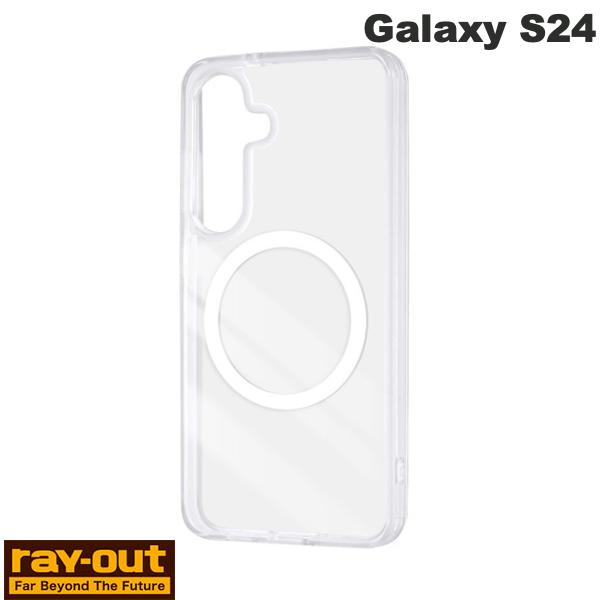 ［2024］ Ray Out Galaxy S24 Like standard ハイブリッドケース MagSafe マグネット式アクセサリー対応 クリア # RT-GS24MG2/CM レイアウト (アンドロイドスマホケース・カバー)