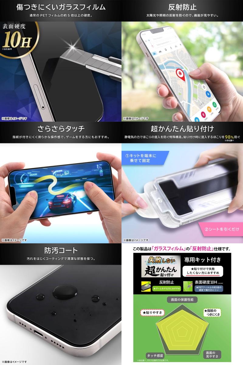 ［2024］ Ray Out Xperia 10 VI / V Like standard 失敗しない 超かんたん貼り付け キット付き ガラスフィルム 10H 反射防止 # RT-RXP10M6FK/SHG レイアウト (アンドロイドスマホ用液晶保護フィルム) エクスペリア 2