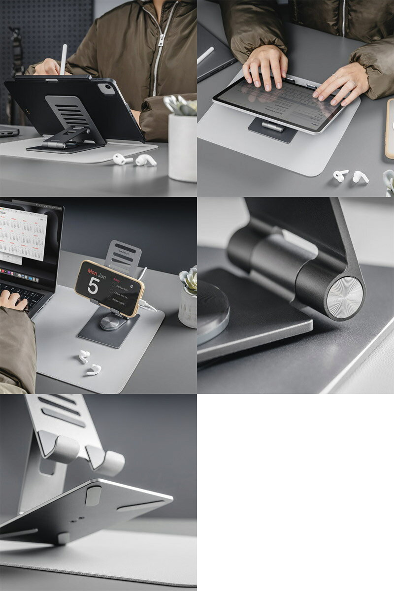 MagEasy STAND 360 iPhone ���֥�å��� ������� Space Gray # ME_ALLSTAL36_GY �ޥ��������� ����Ĵ�� ��Ǯ �ޤꤿ����