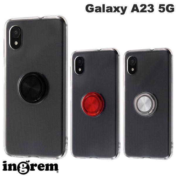 乐天商城 - ［2022］ ingrem Galaxy A23 5G TPUソフトケース リング付 イングレム (アンドロイドスマホケース・カバー)