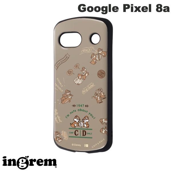 [2024] ingrem Google Pixel 8a 디즈니 슈퍼! 보호 케이스 MiA 칩&데일_베스트 프렌즈 # IN-DGP8AAC4/CD9 잉글렘 (안드로이드 스마트폰 케이스 커버) 캐릭터 귀여운