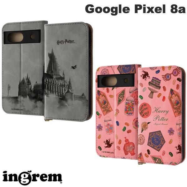 ingrem Google Pixel 8a ハリー・ポッター 手帳型レザーケース Raffine イングレム (アンドロイドスマホケース・カバー)