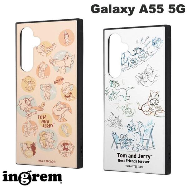 乐天商城 - ［2024］ ingrem Galaxy A55 5G トムとジェリー ハイブリッドケース KAKU イングレム (アンドロイドスマホケース・カバー)