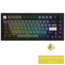 【国内正規販売店】 Akko 5075B Plus Black&Silver 75%英語配列 USB / 2.4GHz / Bluetooth 5.0 ワイヤレス V3 Cream Yellow Pro 磁気スイッチ テンキーレス メカニカルキーボード ガスケットマウント構造 3000mAh バッテリー内蔵 RGBバックライト/サイドライト アッコ