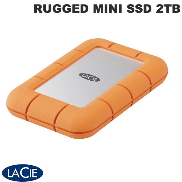 Lacie 2TB RUGGED MINI SSD MINIME USB3.2 (Gen 2) Type-C 対応 耐衝撃 外付けSSD # STMF2000400 ラシー (外付けSSD)