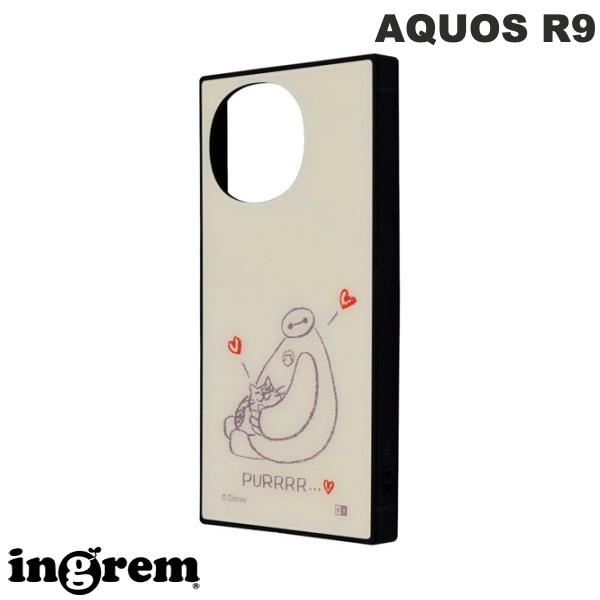 乐天商城 - ［2024］ ingrem AQUOS R9 ディズニー ハイブリッドケース KAKU ベイマックスとモチ_ベージュ # IQ-DAQFS2K3TB/BX5 イングレム (アンドロイドスマホケース・カバー) キャラクター かわいい