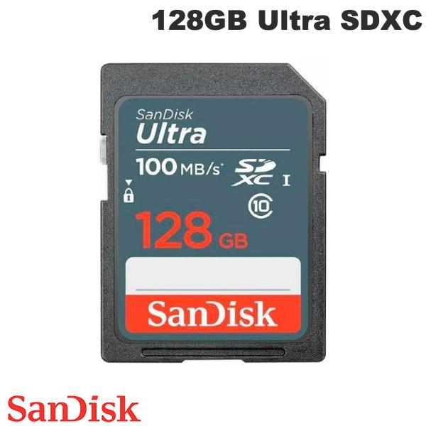 SanDisk 128GB Ultra SDXC UHS-I Class10 海外パッケージ # SDSDUNR-128G-GN3IN サンディスク (SDHC メモリーカード)