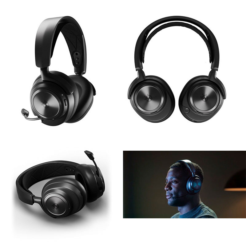 SteelSeries Arctis Nova Pro Wireless X Xbox �ϥ��쥾�б� ͭ�� / 2.4GHz / Bluetooth 5.0 �磻��쥹 �����ߥ󥰥إåɥۥ� # 61521 ���ƥ����륷�꡼�� (�إåɥ��å� RF�磻��쥹)