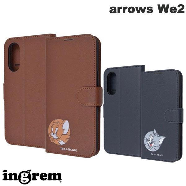 Rakuten - ［2024］ ingrem arrows We2 トムとジェリー 手帳型レザーケース シンプル マグネット イングレム (アンドロイドスマホケース・カバー)
